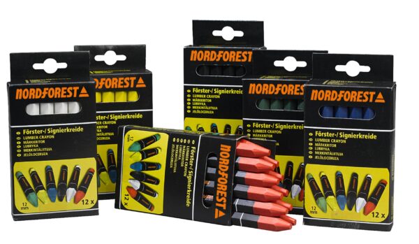 Juodos kreidutės rąstų žymėjimui NORDFOREST 12 vnt