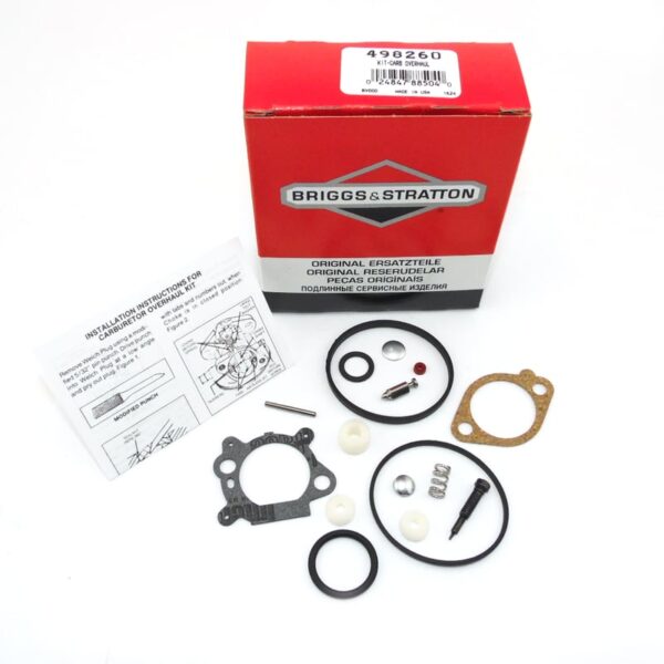 Karbiuratoriaus remonto komplektas Briggs&Stratton 498260