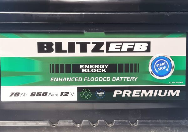 EFB Akumuliatorius BLITZ 70Ah 650A